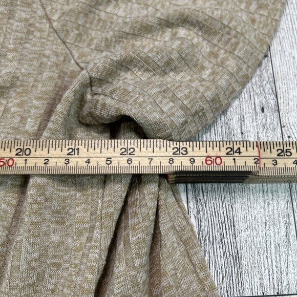 2/$30 Hybrid & Company Cardigan Duster Sweater with Pockets Beige Open Front M - Picture 7 of 7